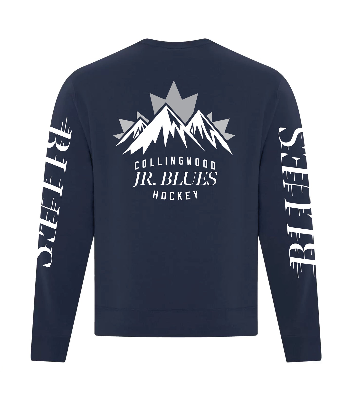 Jr Blues Merch - Navy Blue Crewneck