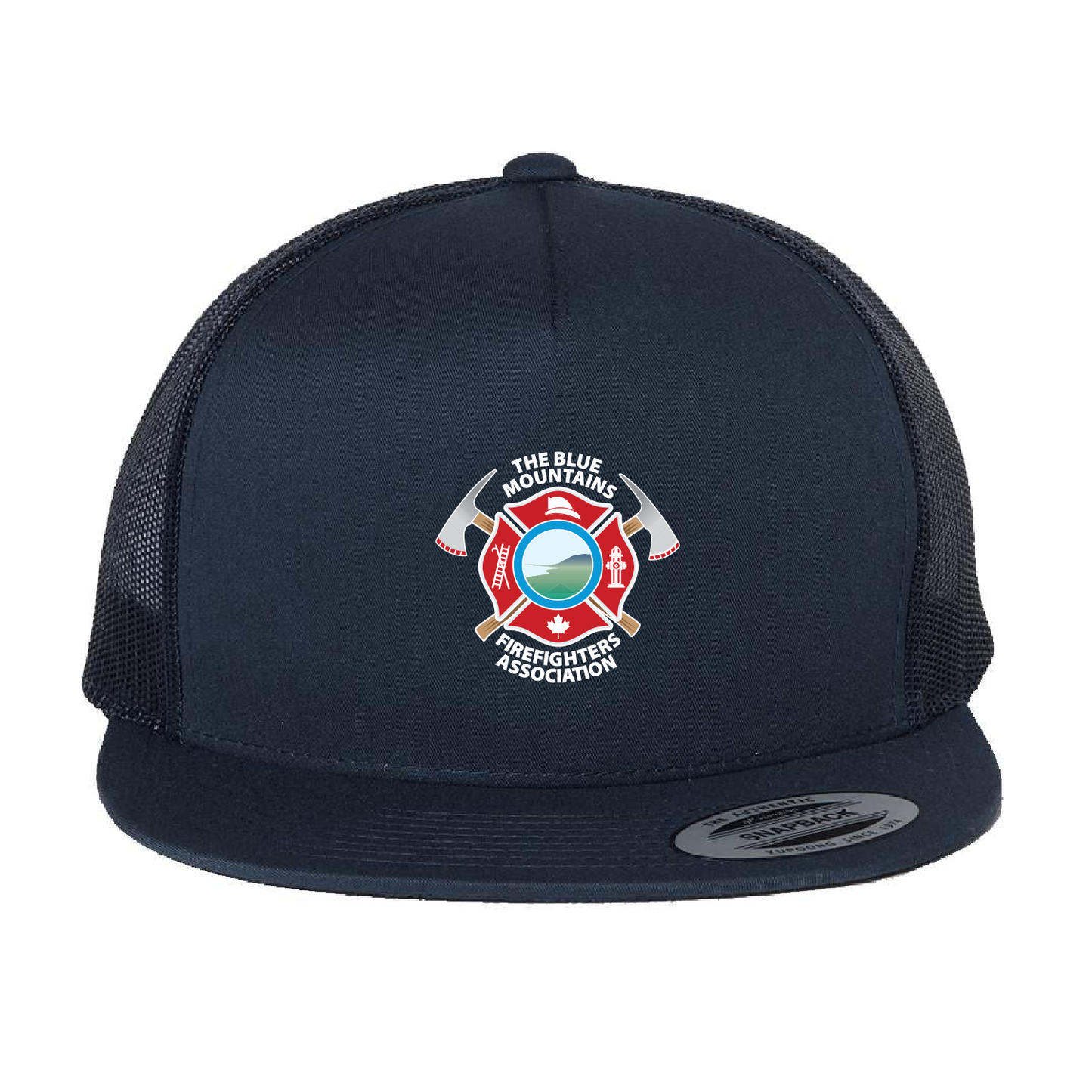 Blue Mountain Fire Five-Panel Classic Trucker Cap