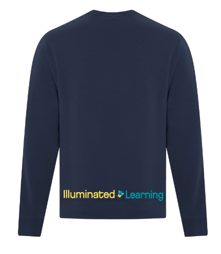 Illuminated Learning - Navy Crewneck Sweatshirt