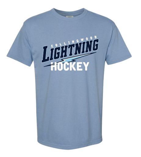 Collingwood Lightning - T-Shirt - Slant Logo