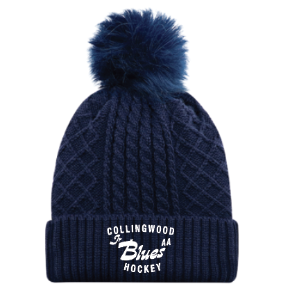 Jr. Blues - Faux Fur Pom Toque
