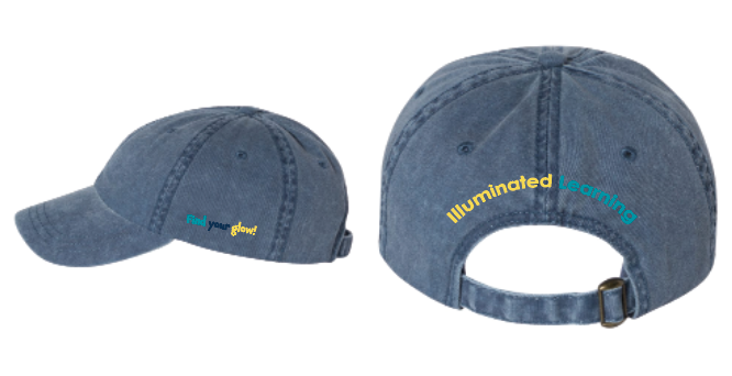 Illuminated Learning - Navy Pigment Dyed Cap
