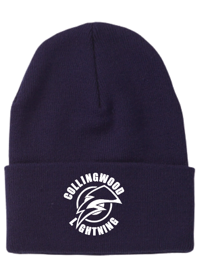Collingwood Lightning - Cuff Toque - 1 Colour Logo