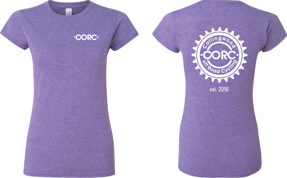 Women's CORC Gear Logo T-Shirt- 64000L- 3 Colors Available