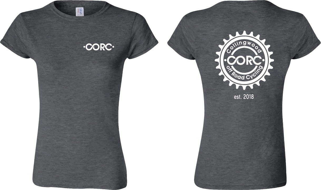 Women's CORC Gear Logo T-Shirt- 64000L- 3 Colors Available