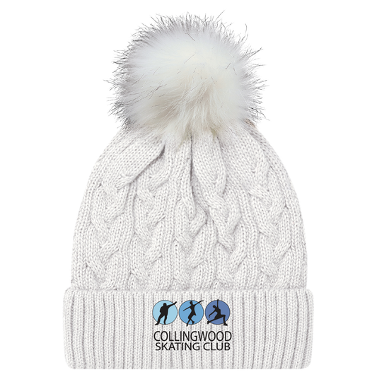 Collingwood Skating Club Toque- W/ PomPom