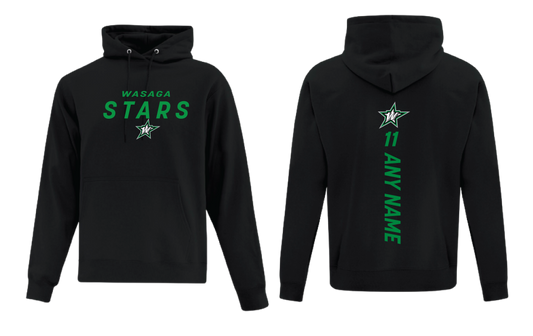 Wasaga Stars Name and Number  Hoody