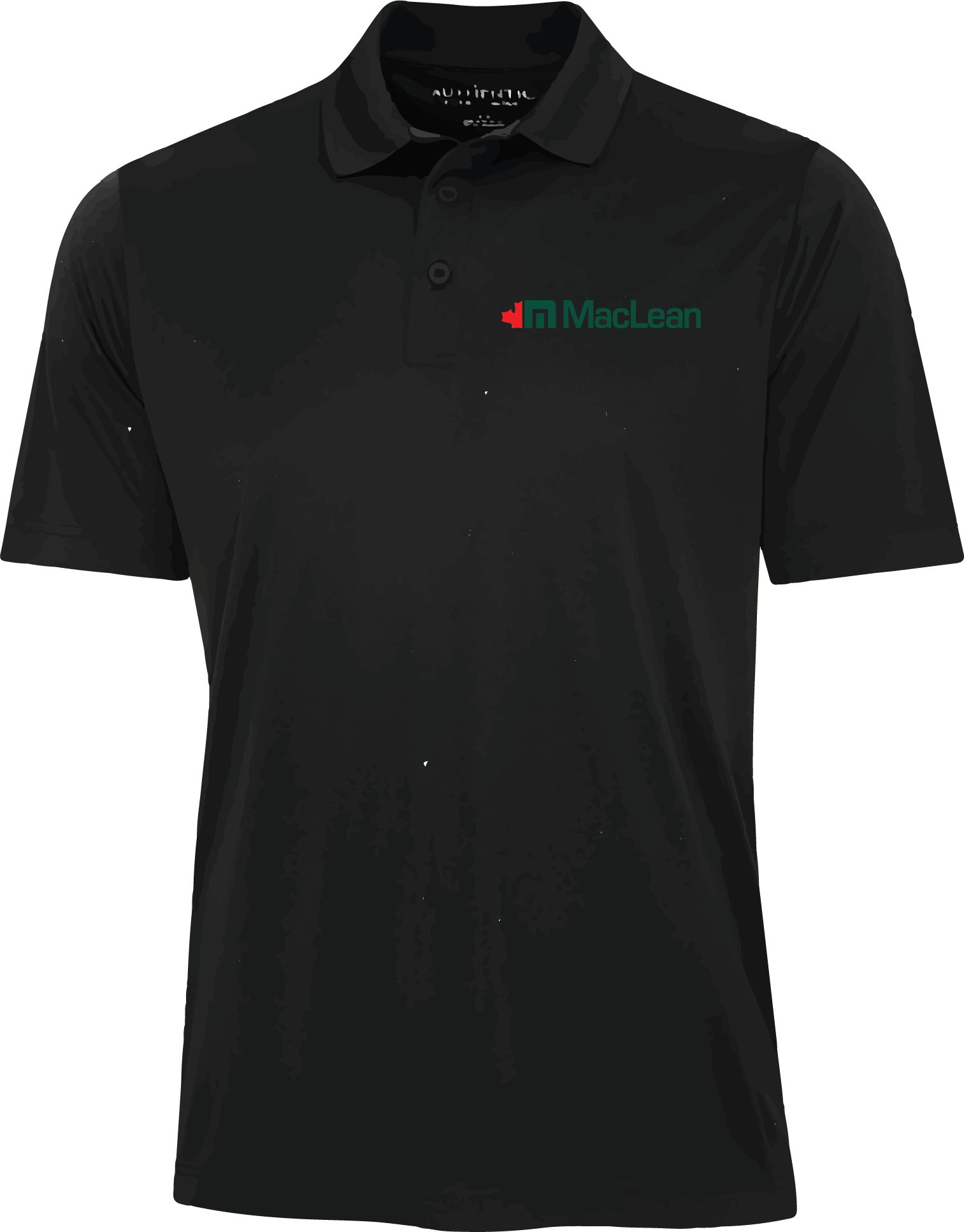 Black polo uniform shirts hotsell