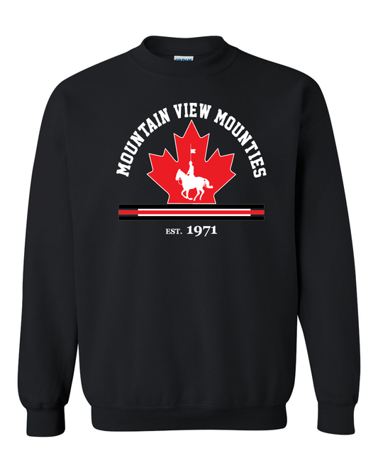 Mountain View Mounties Logo Crewneck
