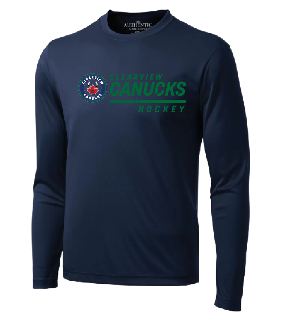 Clearview Canucks Performance Longsleeve – The Uniform Factory