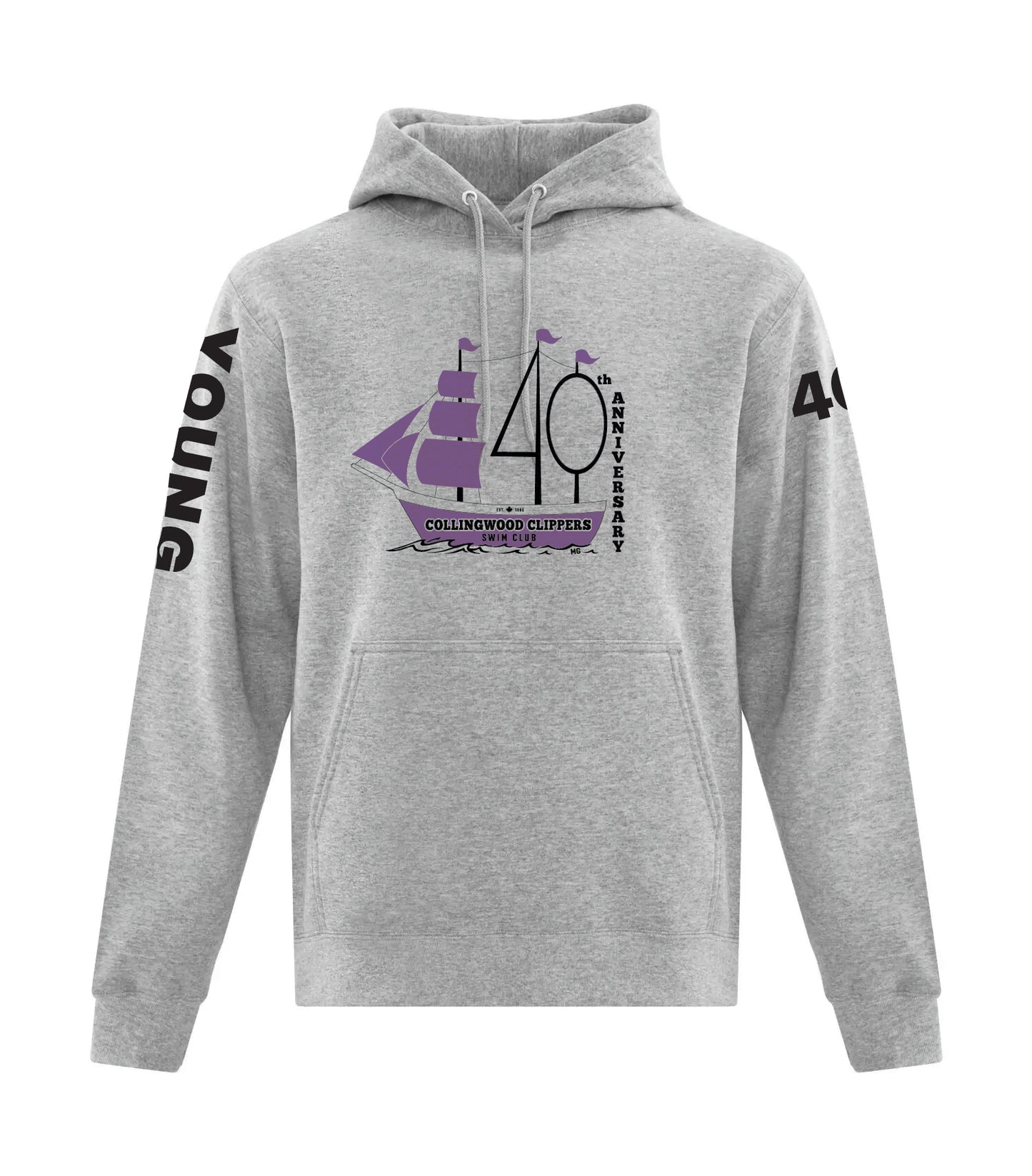 Collingwood Clippers 40th Anniversary Hoodie