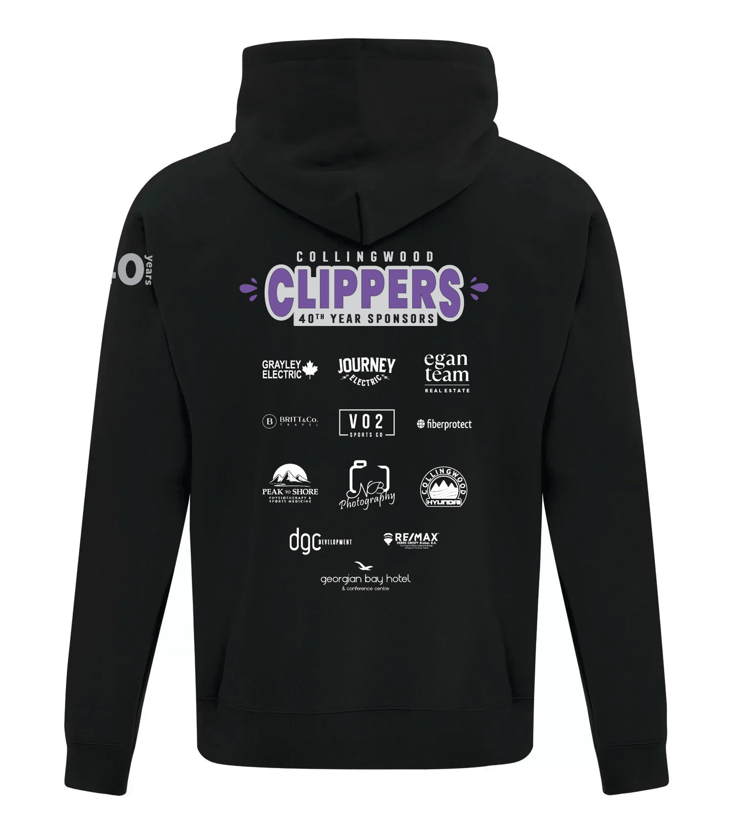 Collingwood Clippers Logo Hoodie