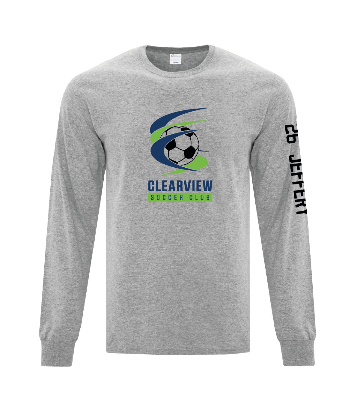 Clearview Soccer Logo Longsleeve