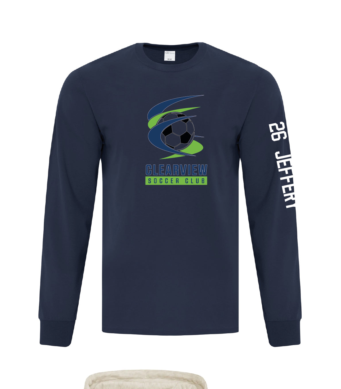Clearview Soccer Logo Longsleeve