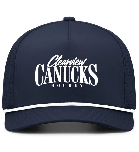 Clearview Canucks Perferated Snapback Hat