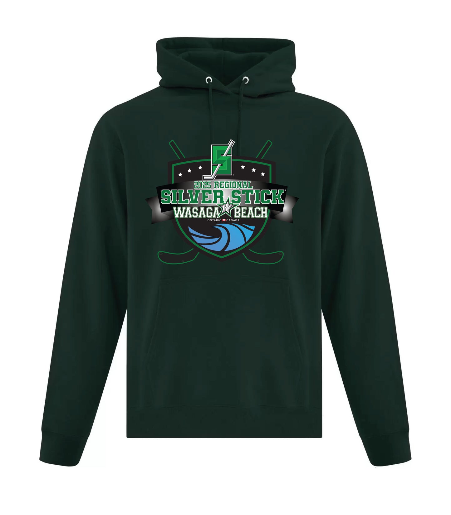 Wasaga Beach Silver Stick Hoody 2025- (November 7 - U15-U18)