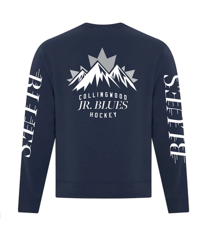Jr Blues Merch - Navy Blue Crewneck
