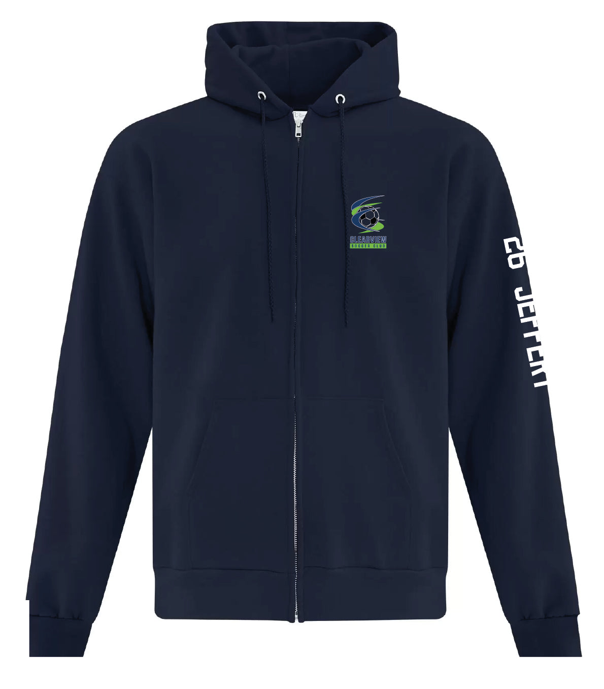 Clearview Soccer Club - Full Zip Hood
