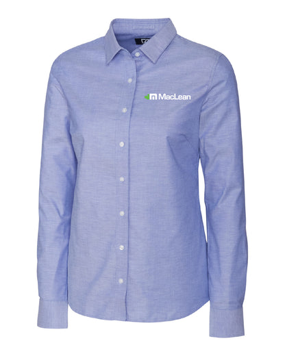 Cutter & Buck Stretch Oxford Dress Shirt- Women's