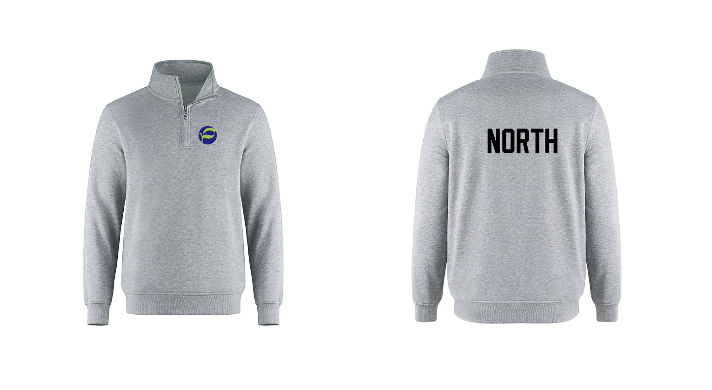 North (Ath.Grey)  Quarter-Zip