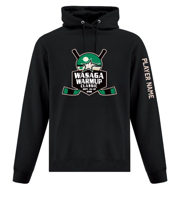 Wasaga Warmup - Black Hoodie (Pick Up At Tournament)