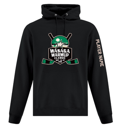 Wasaga Warmup - Black Hoodie (Pick Up At Tournament)