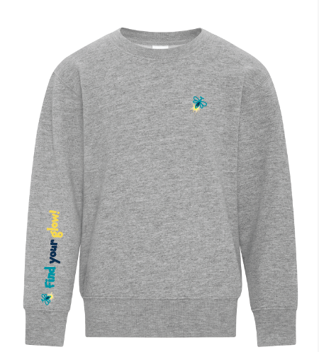 Illuminated Learning - Grey Crewneck Sweatshirt