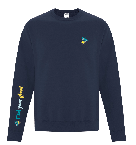Illuminated Learning - Navy Crewneck Sweatshirt