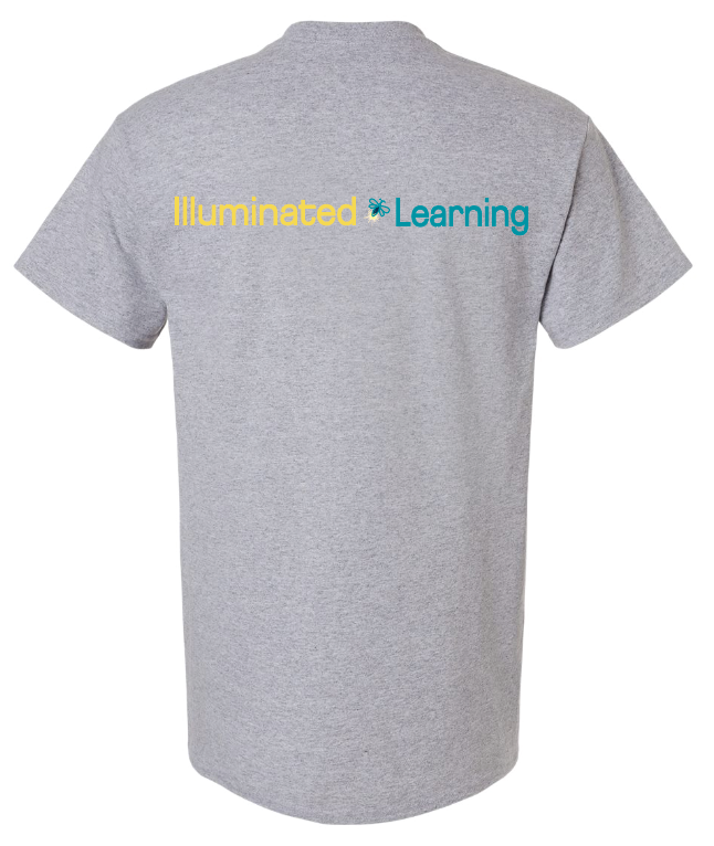 Illuminated Learning - Grey T-Shirt