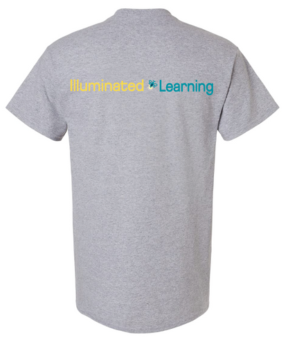 Illuminated Learning - Grey T-Shirt