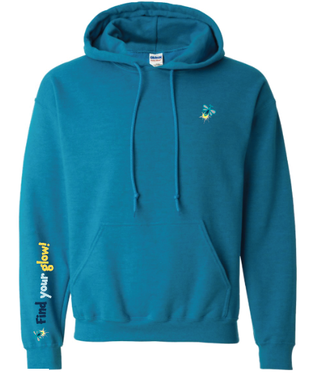 Illuminated Learning - Antique Sapphire Pullover Hoodie (Adult Only)