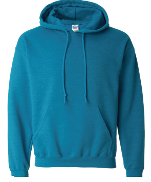 Illuminated Learning - Antique Sapphire Pullover Hoodie - Jar Logo