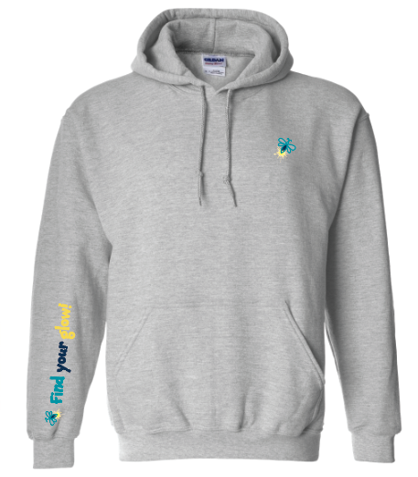 Illuminated Learning - Grey Pullover Hoodie