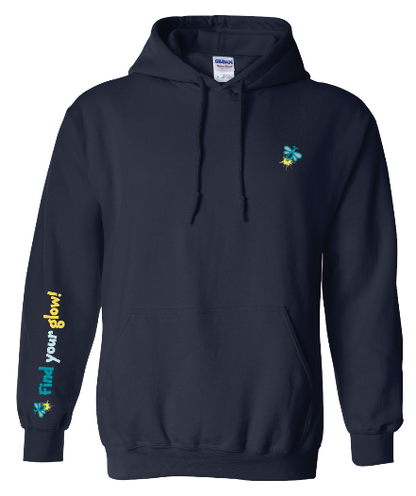 Illuminated Learning - Navy Pullover Hoodie