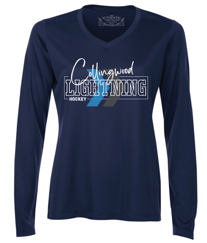 Collingwood Lightning - Longsleeve Tech - Arrow Logo