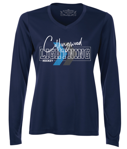 Collingwood Lightning - Longsleeve Tech - Arrow Logo