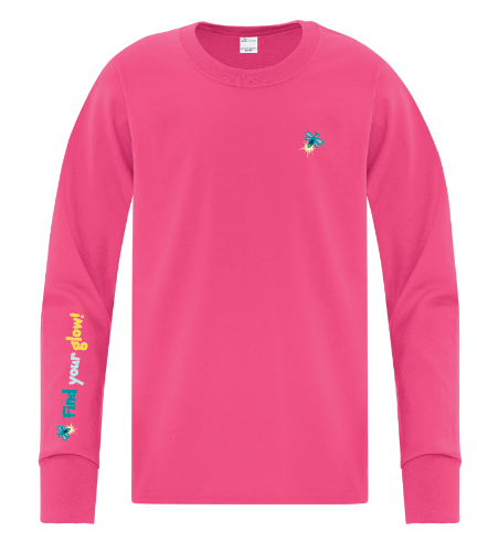 Illuminated Learning - Pink Long Sleeve T-Shirt