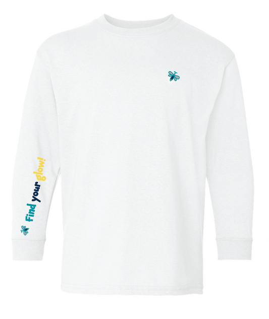 Illuminated Learning - White Long Sleeve T-Shirt