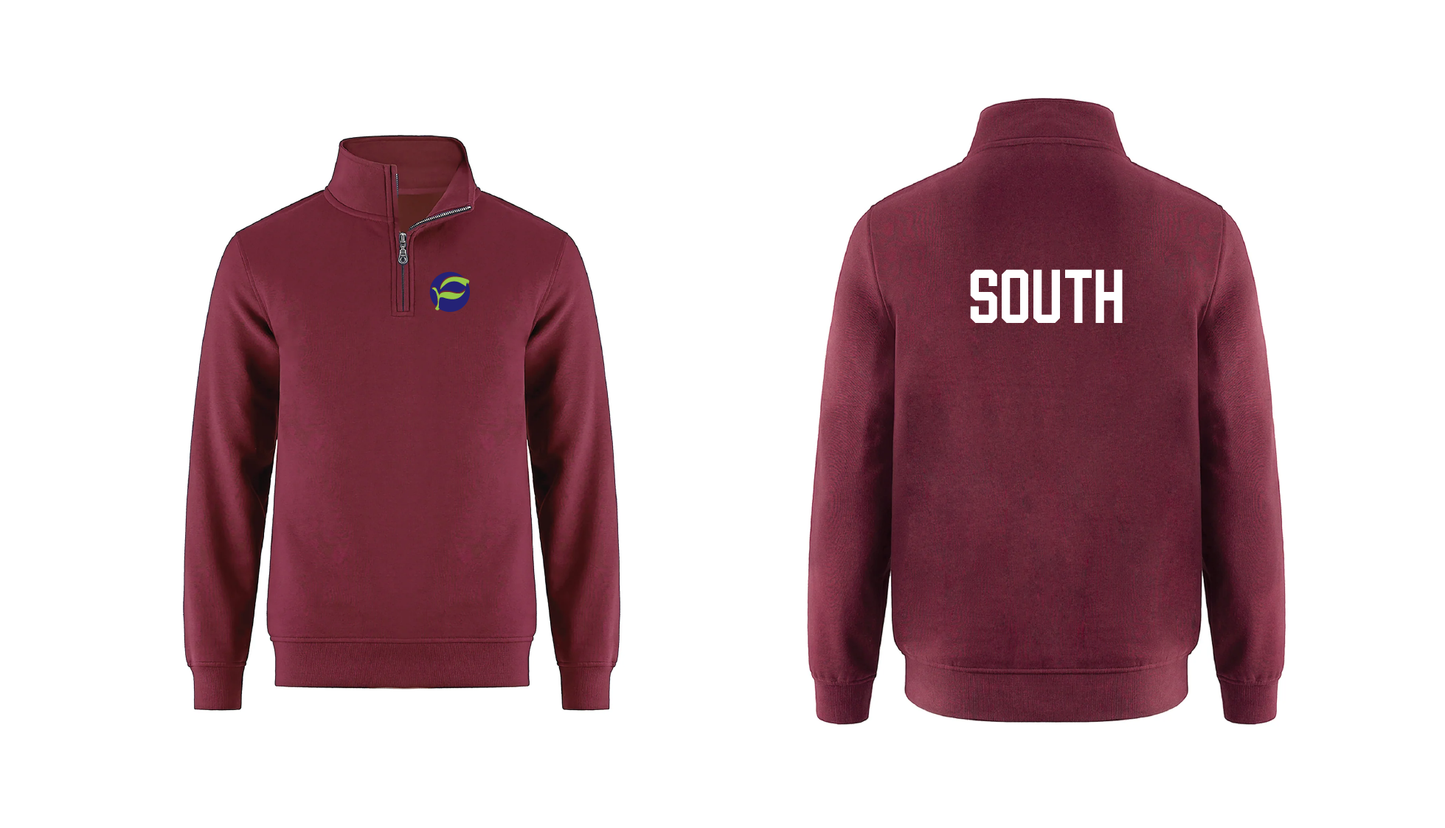 South(Maroon) Quarter Zip