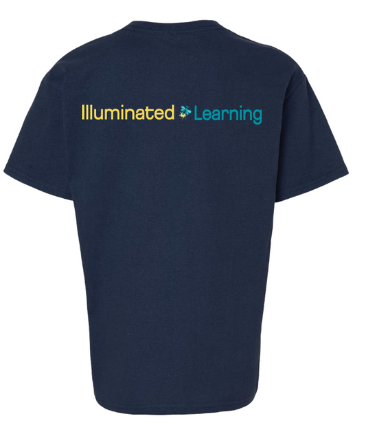 Illuminated Learning - Navy T-Shirt
