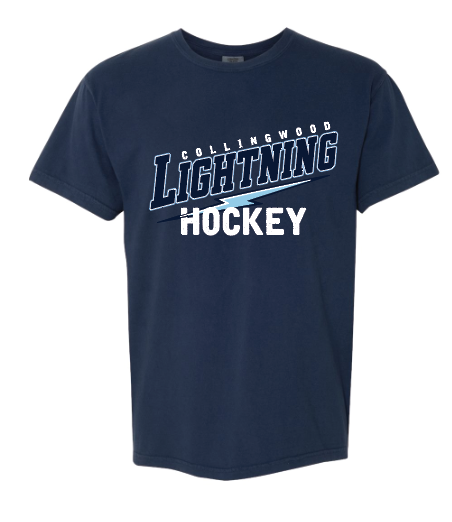 Collingwood Lightning - T-Shirt - Slant Logo