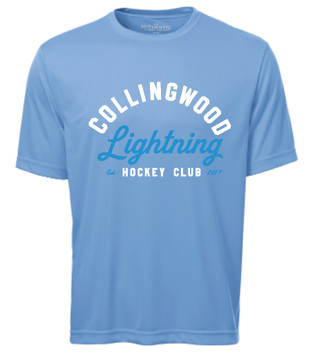 Collingwood Lightning - Short Sleeve Tech - Arched Logo