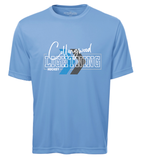 Collingwood Lightning - Short Sleeve Tech - Arrow Logo