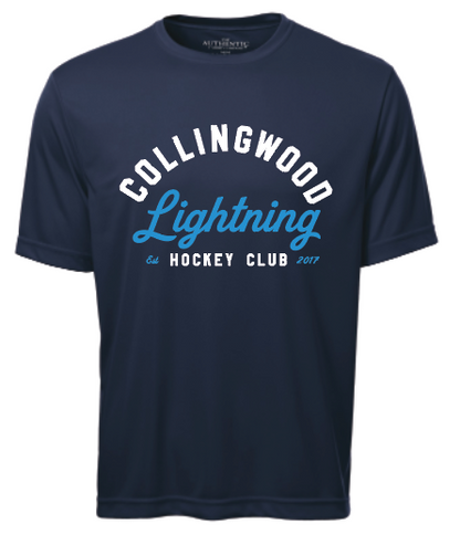 Collingwood Lightning - Short Sleeve Tech - Arched Logo