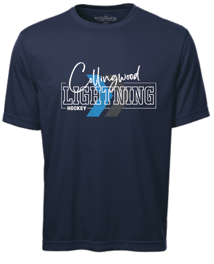 Collingwood Lightning - Short Sleeve Tech - Arrow Logo