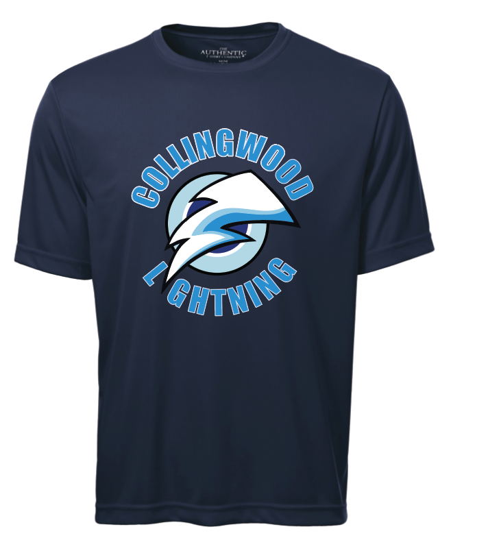 Collingwood Lightning - Short Sleeve Tech - Circle Logo