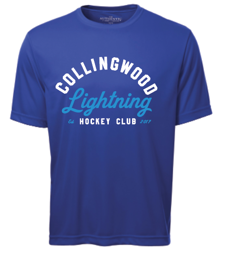 Collingwood Lightning - Short Sleeve Tech - Arched Logo