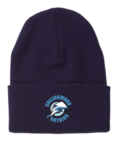 Collingwood Lightning - Cuff Toque Circle Logo