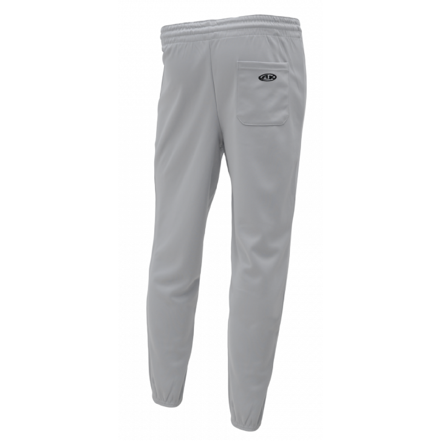 Grey Pro Baseball Pants Cuffed