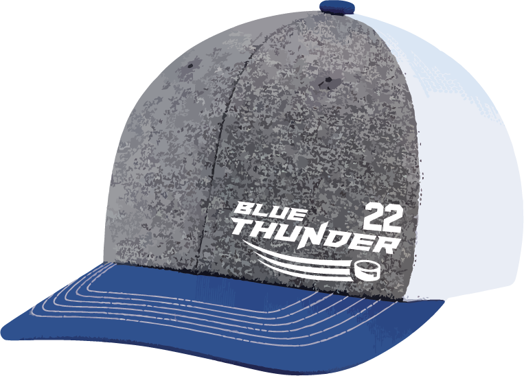 Personalized Blue Thunder Hat